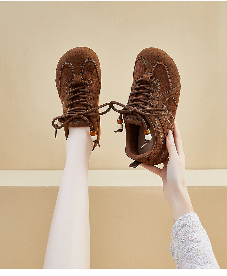 2026 Spring New Korean Style Ins Breathable White For Women Low-top Casual Sneakers Thick-soled Flat Shoes K3911_vogvips.com