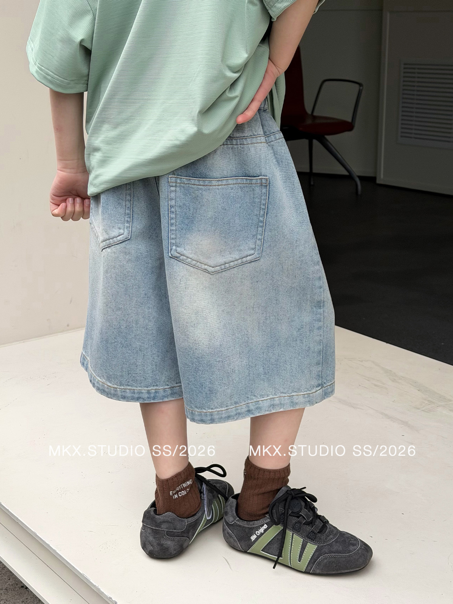 Pantalones Cortos de Mezclilla con Rasgados para Niños de Algodón, Suave, para Verano