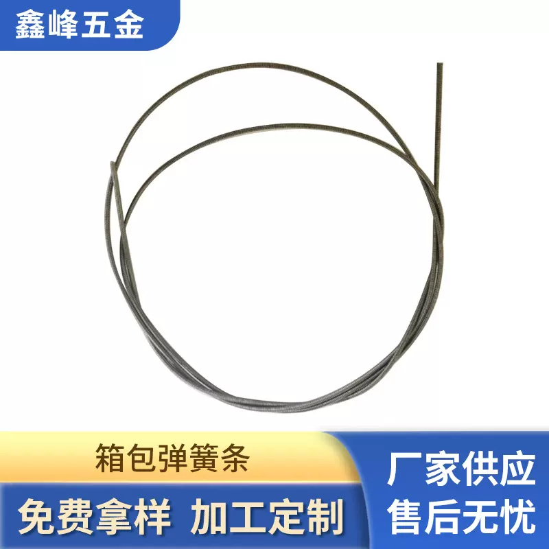 厂家批发外径2.8弹簧条供应 箱包配件 不锈钢防护束身支撑条现货
