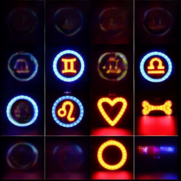 Creative Bicycle Tail Lights High Bright USB Charging Tail Light Mountain Constellation Constellation COB Tail Light