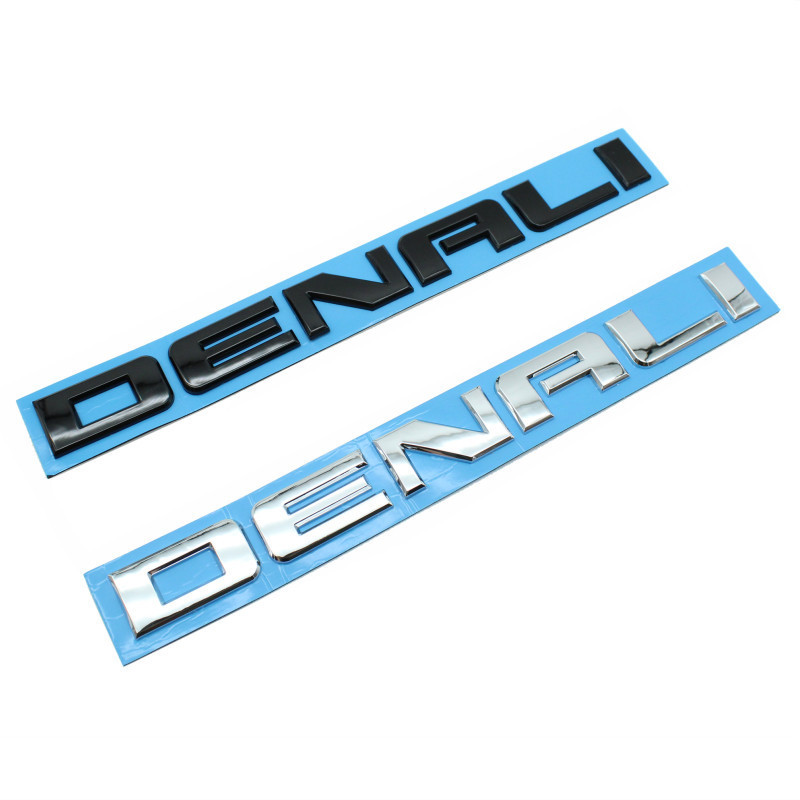 Suitable for Chevrolet GMC DENALI Fender Side Mark Stereo English ABS Car Label Decoration Modification