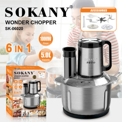 輸出SOKANY06020ウインチ家庭用5L野菜切り器千切り攪拌料理機多機能ウインチ