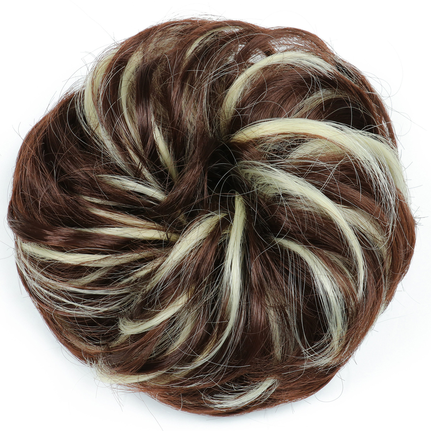 Anillo de pelo de cabeza de bola, peludo de pelo natural, anillo de pelo de cabeza de bola, barba larga