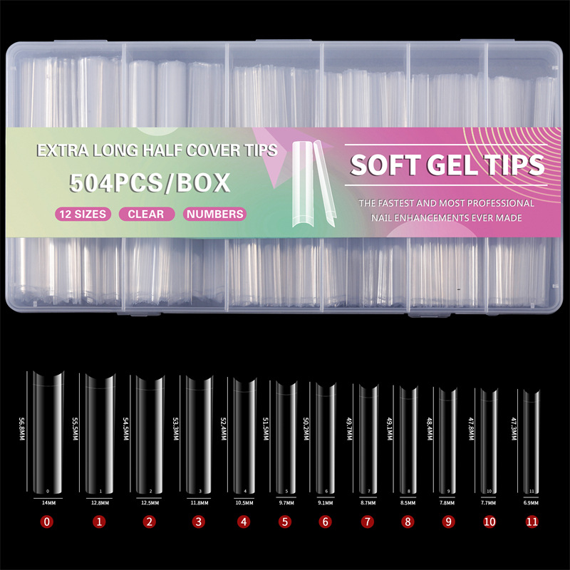 504 piezas de uñas de tubería de agua súper larga