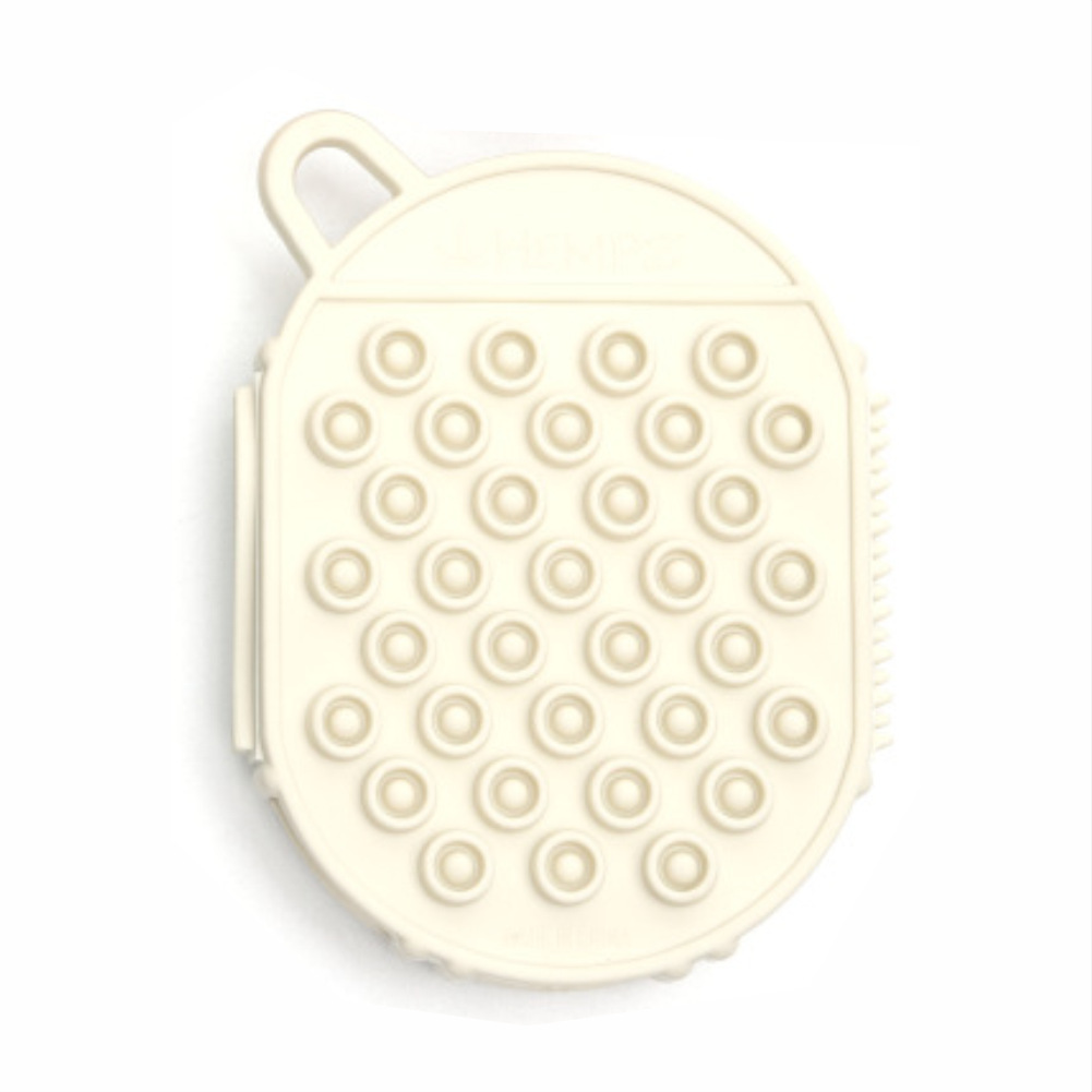 Pein de baño de masaje especial para mascotas para uso seco y húmedo para limpiar el cuero cabelludo, goteo de agua para masaje de cabello, pein de silicona para lavar el cabello