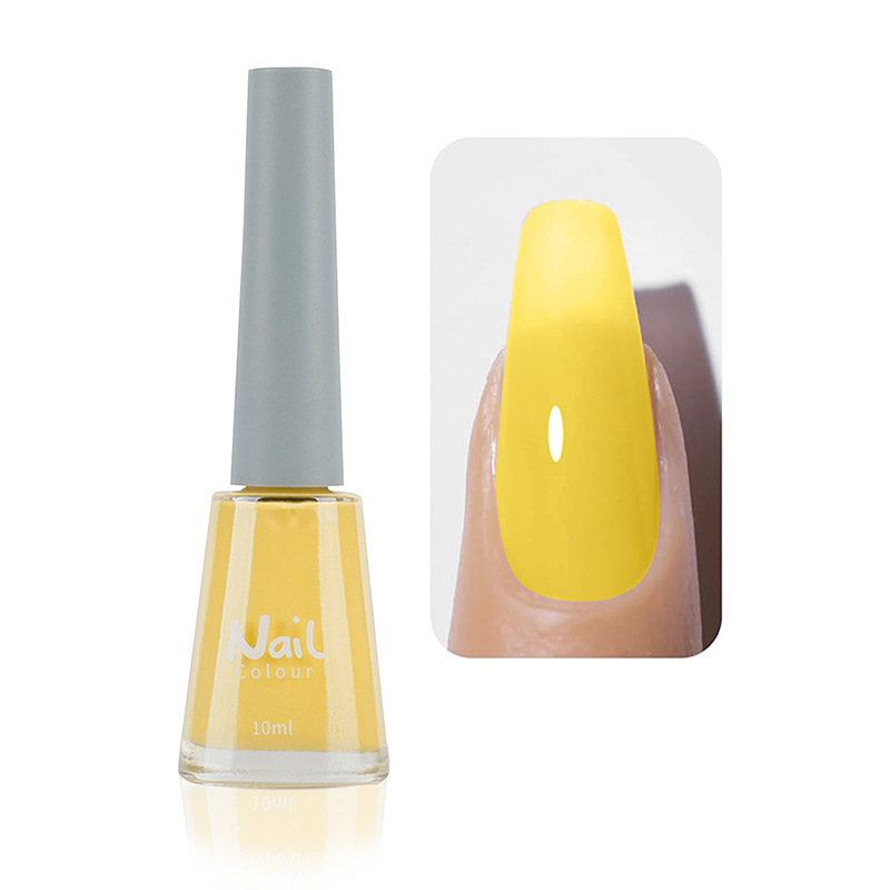Oily non-peeling long-lasting nail polish baking-free quick-drying non-fading nude transparent nail polish wholesale