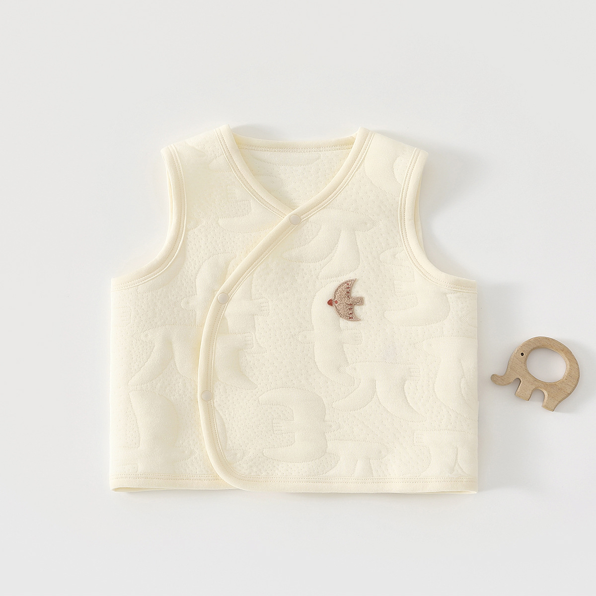 Baby chaleco de invierno y otoño, abrazadera de pony recién nacido, primavera y otoño, algodón delgado, chaleco para bebés calientes, ropa interior