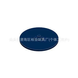 兼容6177 8x8圆形光板中间带2x2 小颗粒MOC零配件拼装积木批发