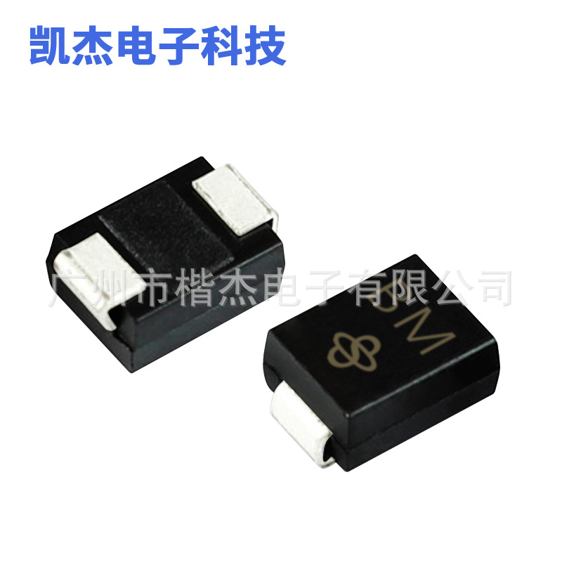 TVS瞬变管贴片SMBJ15CA瞬态抑制二极管600W双向DO-214AA丝印字BM