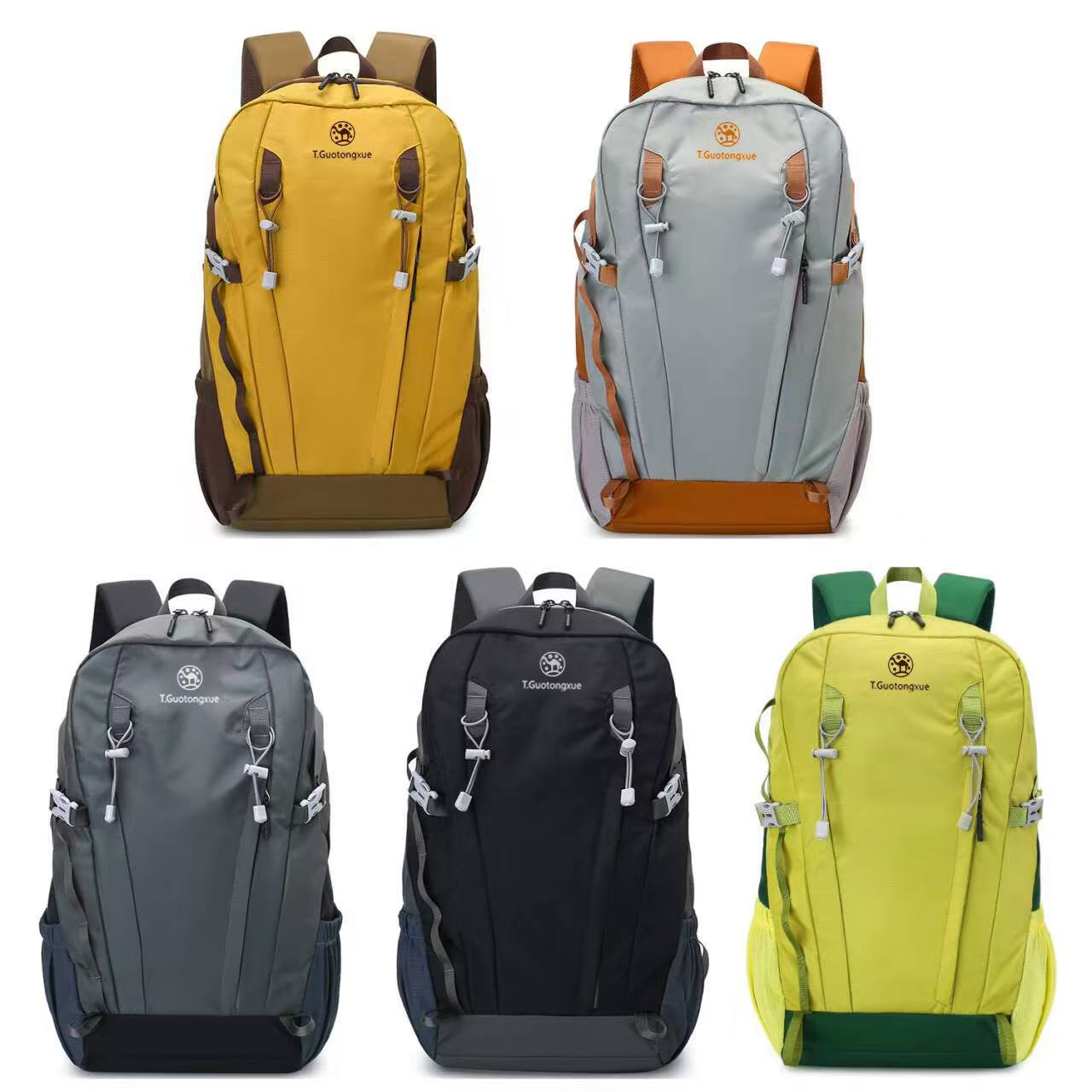 New Luotuo Style Outdoor Waterproof Sports Backpack Large Capacity Hiking Bag Student Gift Schoolbag Camel