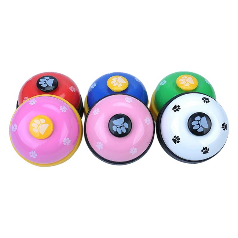 Тренер для собак и кошек Кольцо для следа домашних животных Тедди Щенок Вызов Еды Колокольчик Кольцо Собака Обучающая игрушка Кольцо на руку