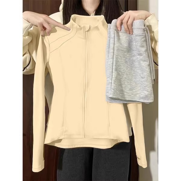 女性のためのスタンドアップカラースリム日焼け防止服 2025 新しい抗 UV ヨガ服夏薄いアイスシルククールジャケット女性のための|undefined