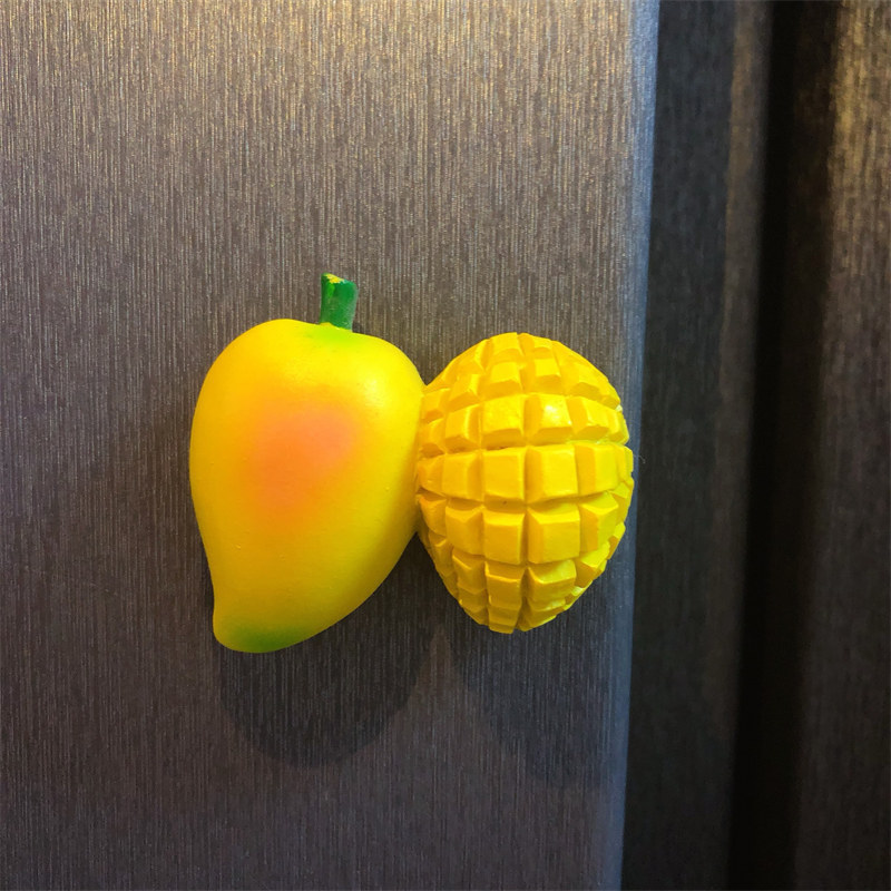 海南三亚立体榴莲菠萝旅游纪念品家具装饰磁铁收藏冰箱贴中|undefined