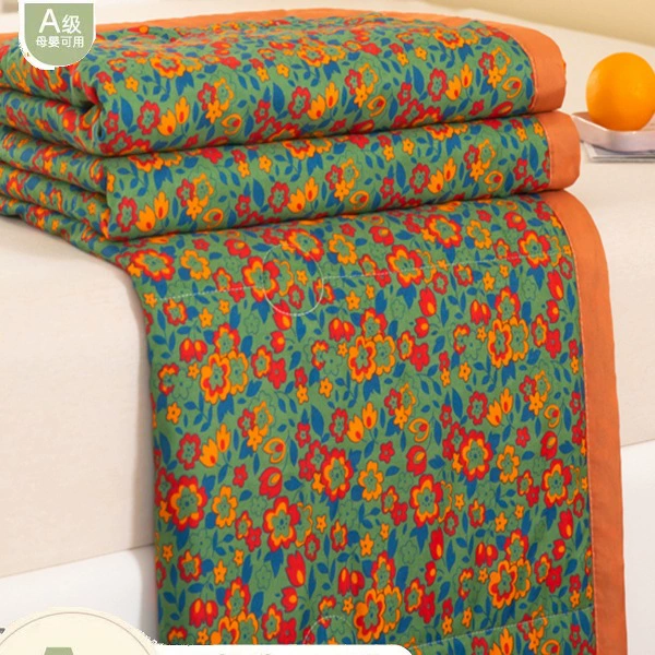 Летнее одеяло 2025] Цветочное одеяло с кондиционером, машинная стирка, прохладное летнее одеяло, тонкое одеяло