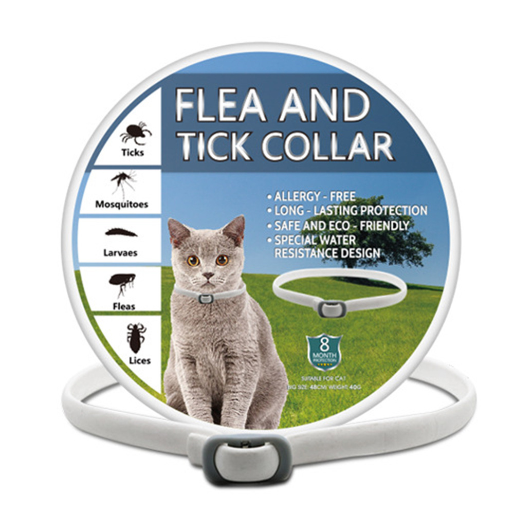 고양이 스타일 흰색 복합 소재 목걸이