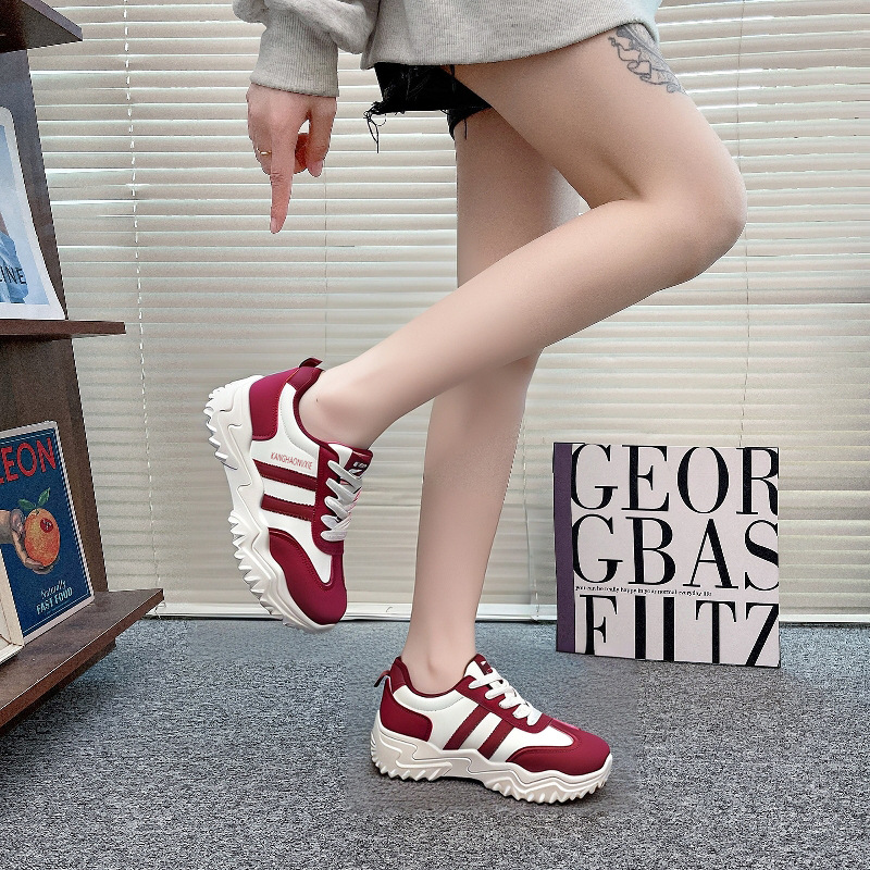 Nuevos zapatos casuales, zapatos de mujer, zapatos deportivos, zapatos de altura, zapatos de mujer, muffin, zapatos de viaje, zapatos de papá, zapatos individuales
