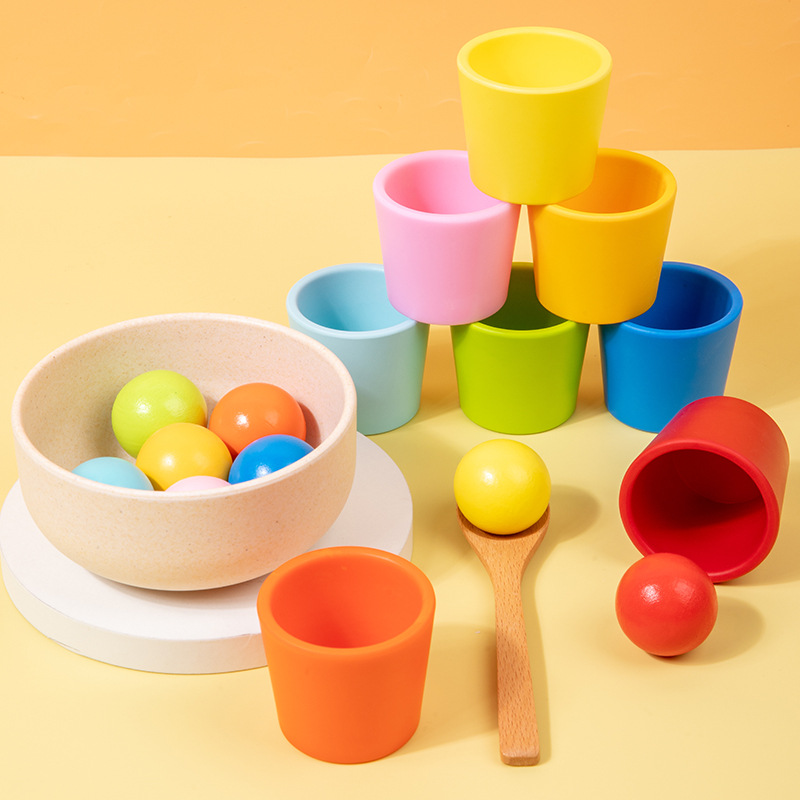 8 color balls and cup color classification