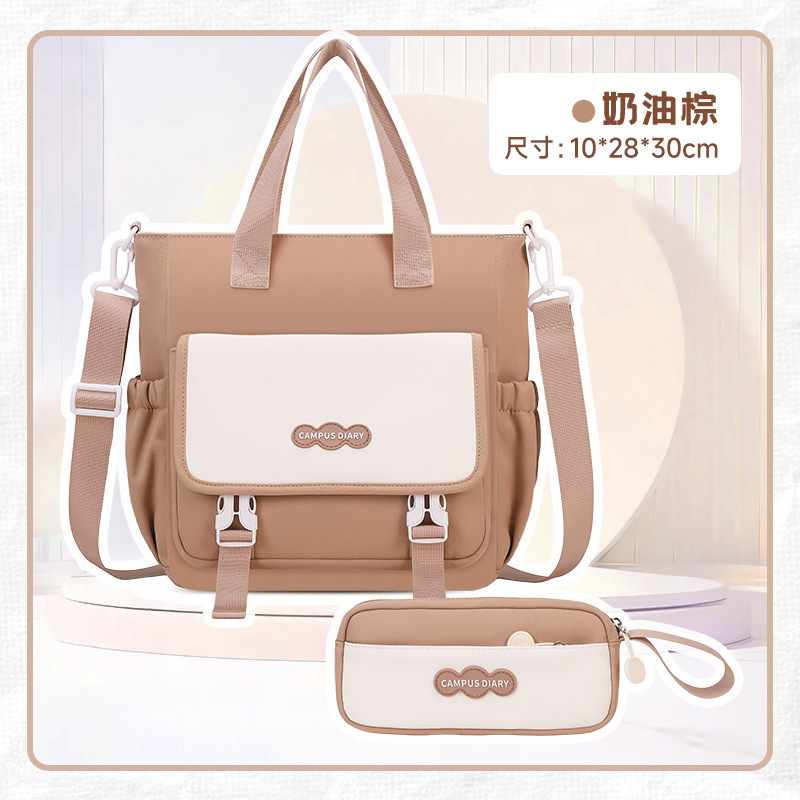 Bandolera portátil para estudiantes de secundaria y secundaria en la clase de interés