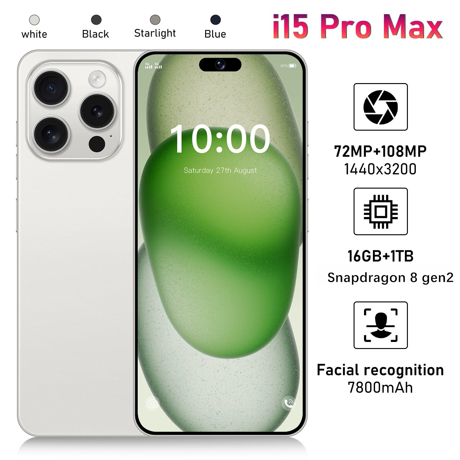 (Кросс-сорс торговля), мобильный телефон, смартфон, intel core i15, 7.3 дюйм, 4G, Android 8.1, 2gb, 16gb
