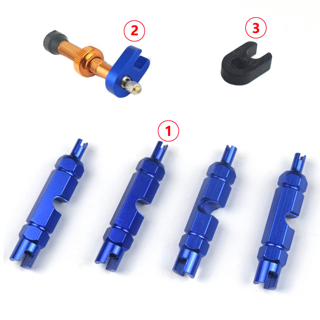 French valve core tool American air nozzle wrench aluminum alloy bicycle nozzle tool tire tube tire delay removal