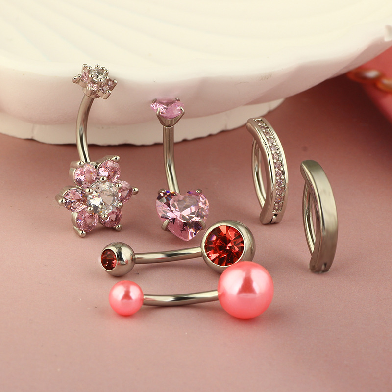 Labret piercing jewelry detail image