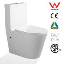 澳标CE Watermark Toilet Two Piece Dual Flush Button 马桶厂家