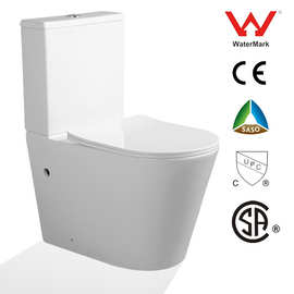 澳标CE Watermark Toilet Two Piece Dual Flush Button 马桶厂家