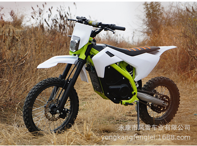 European and American Cross-Border Electric Off-Road Motorcycle 72V5000W Large-Scale Mountain Racing Light Peak Lithium Battery Electric Off-Road Vehicle