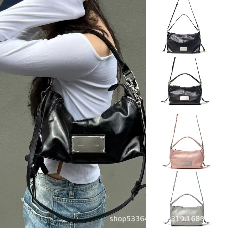 Korean Niche Matin Kim Crossbody Dumpling Bag Matinkim Retro Satchel Shoulder Hobo Tote Bag for Women