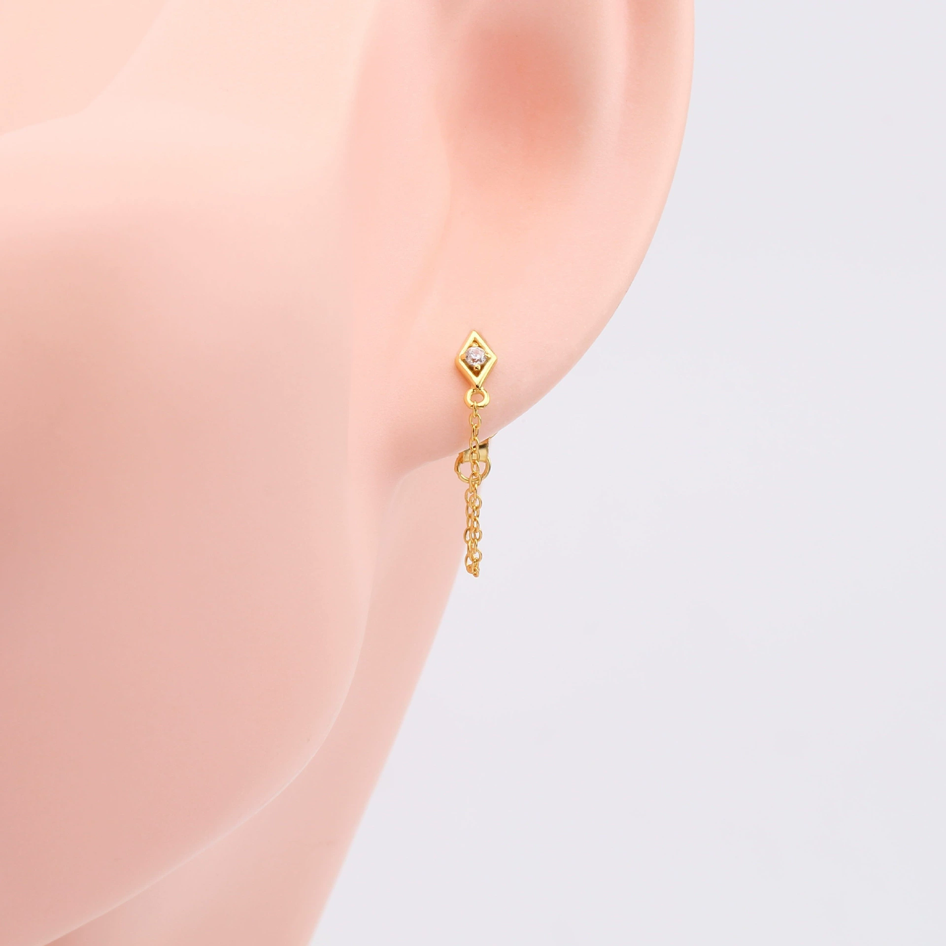 Universal earrings for leisure, wholesale, silver 925 sample, city style, simple and elegant design