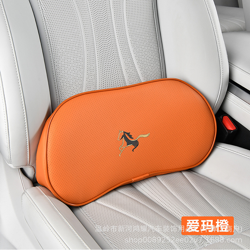 Car Lumbar Support Cushion, Thin Small Lumbar Pillow, Tailbone Car Seat Support, Memory Foam Waist Protection Car Pillow, Neck Pillow