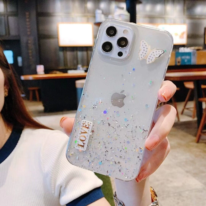 Apple, совместимый iPhone14 Pro, чехол для телефона, iPhone 15, звездное небо с бабочкой, защитный чехол, iphone