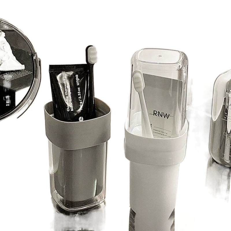 Set for traveling, toothbrush for home use, handheld storage box, mouthwash, simple and elegant design