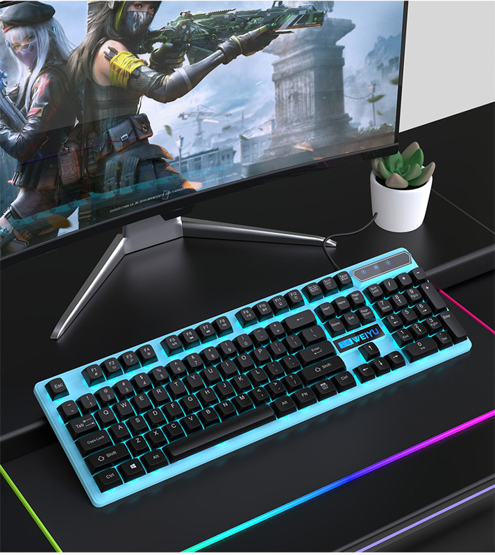現物速発機械手触り有線キーボードマウス発光セットゲーム電気競争パソコン周辺部品卸売り|undefined