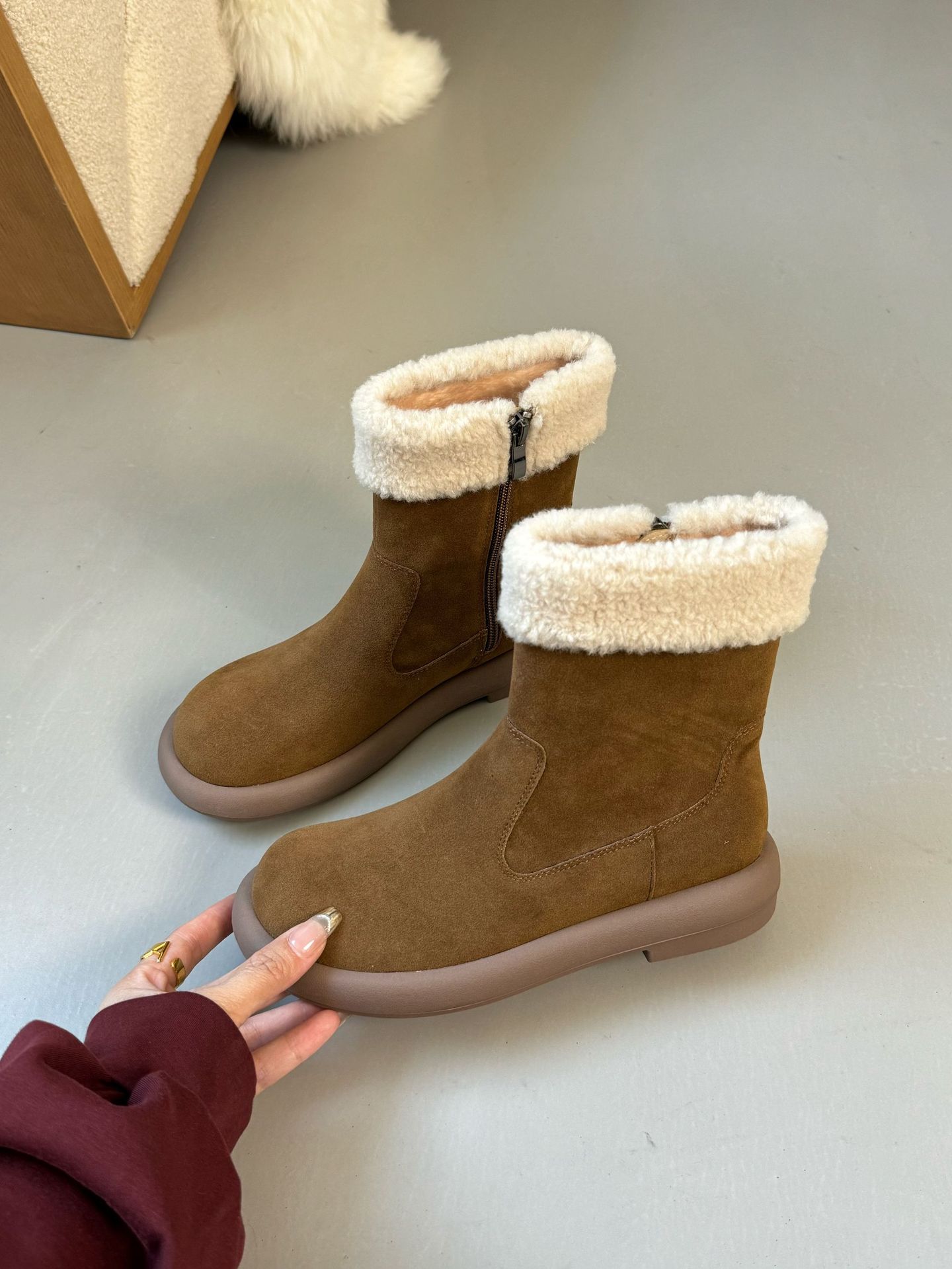 브라운 (힐 높이 3cm)