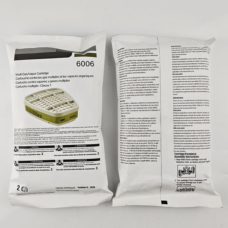 6006 Caja de filtro de veneno para evitar múltiples funciones de gases venenosos Caja de filtro de carbón activado máscara de gas accesorios máscara de carbón transfronteriza image 3