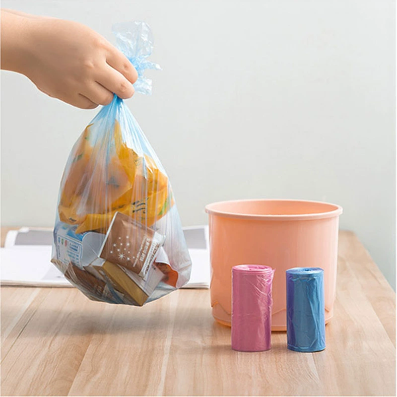 Утолщенные настольные мешки для мусора для студентов Небольшие автомобильные одноразовые полиэтиленовые пакеты для собак оптом 30x30