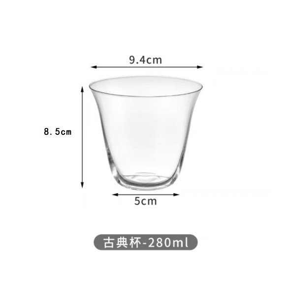 Taza de café con latte, taza de cóctel antiguo, taza de hockey, taza de vidrio mecánico clásico