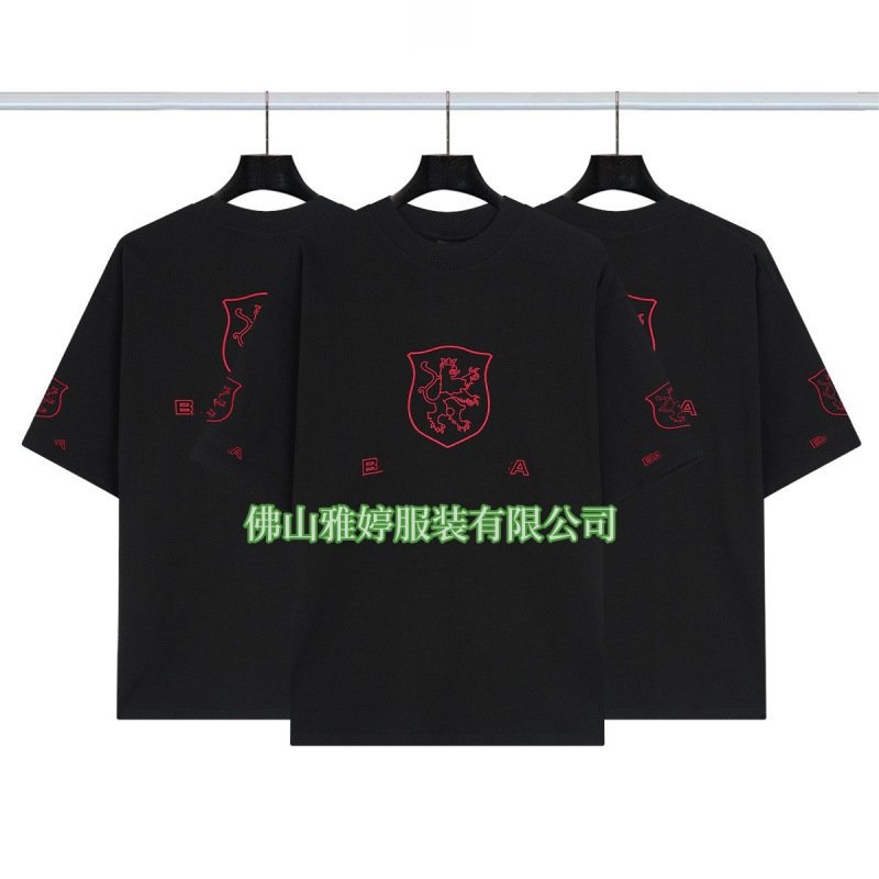 高品質クロスボーダーアメリカンスタイル25ss夏新作No.10ユニフォームレタールーズ半袖Tシャツ卸売|undefined