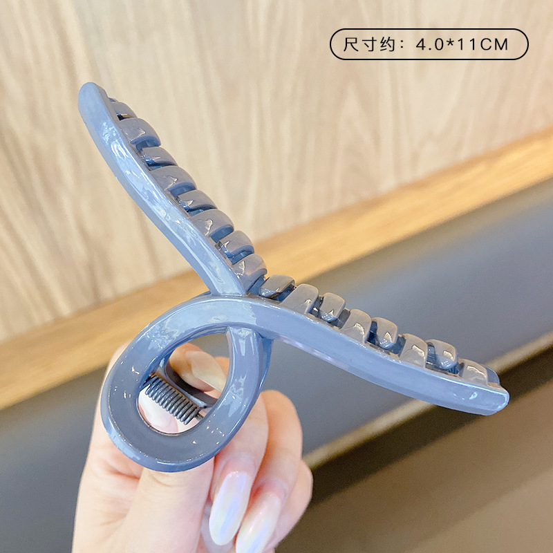 Clip de cabello de alta sensación de gran tamaño para mujeres más agarrar clip de cabello de tiburón en la parte posterior de la cabeza de los productos al por mayor