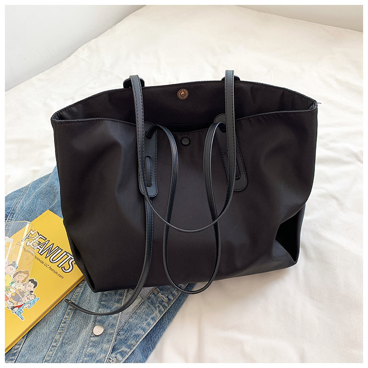 Women's Large Capacity Bag Women's New Fashion All-match Shoulder Tote Bag Casual Simple Oxford Cloth Handbag display picture 7