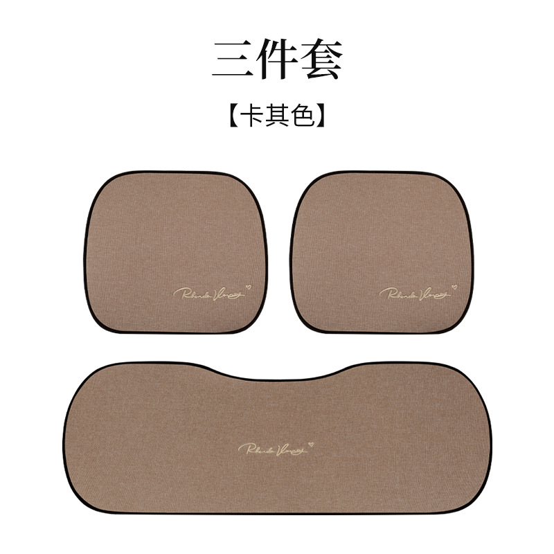 Seat Cushion for – Suzuki Seat cushion, seat cover - three-piece-set-khaki