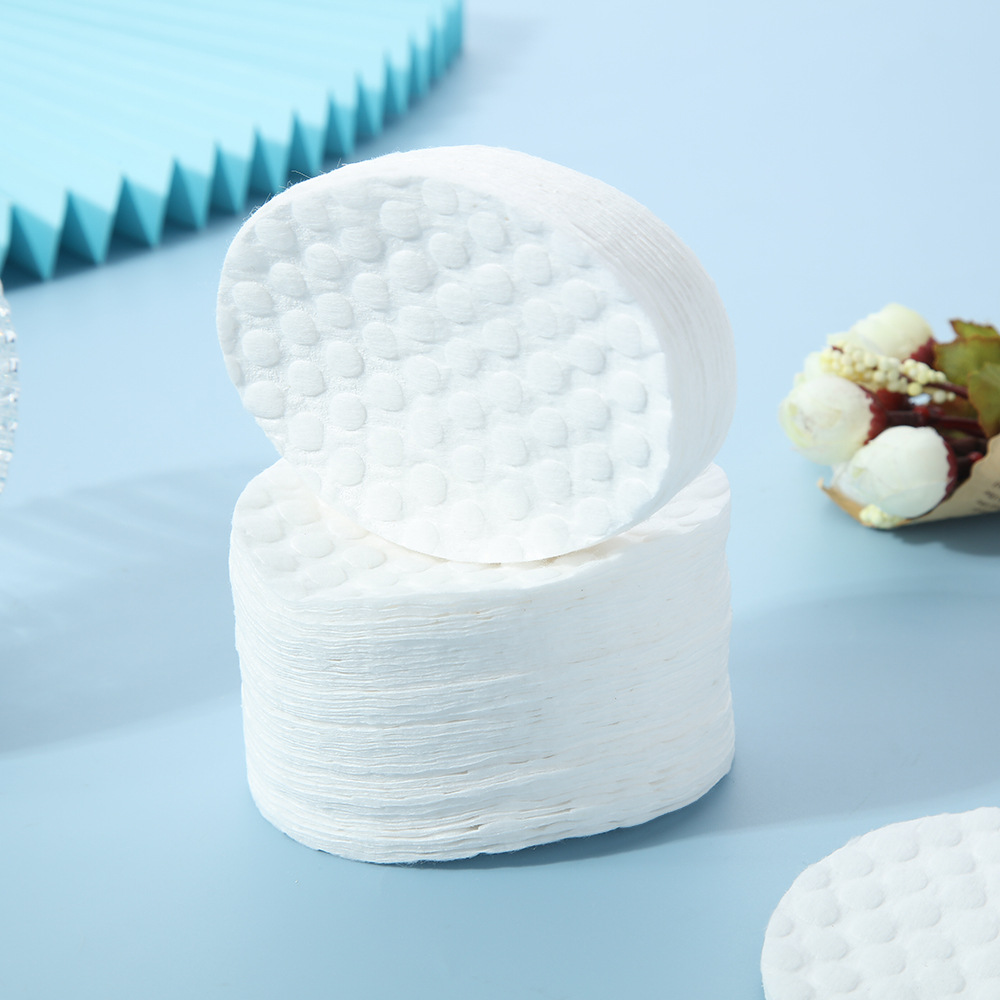 Algodón transfronterizo espeso ácido salicílico húmedo aplicación de algodón cosmético rebanada de algodón perla redonda desmaquillaje limpio rebanada de algodón cosmético