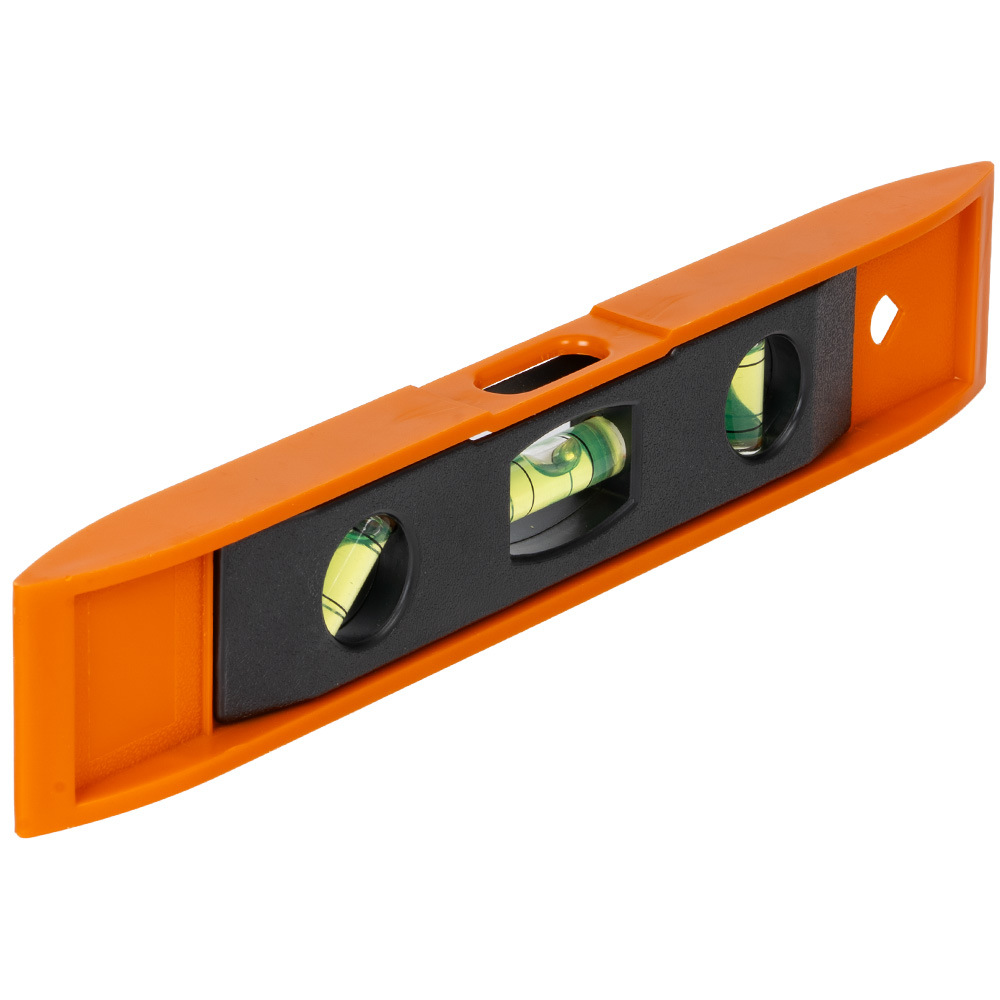 批发三水泡塑料带磁水平尺 家用建筑装修多角度测量鱼雷平衡尺