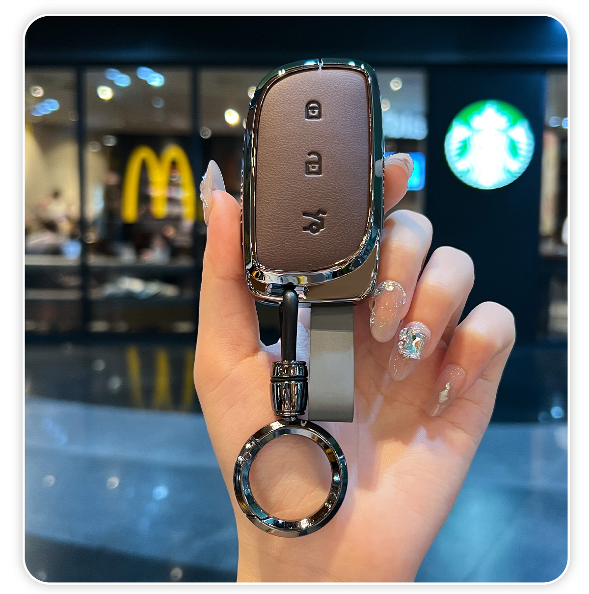 Suitable for Lynk&Co 10 Key Cover 900/Z10 Card Z20 European Version Lynk&Co Car Model Nfc Car Buckle Shell