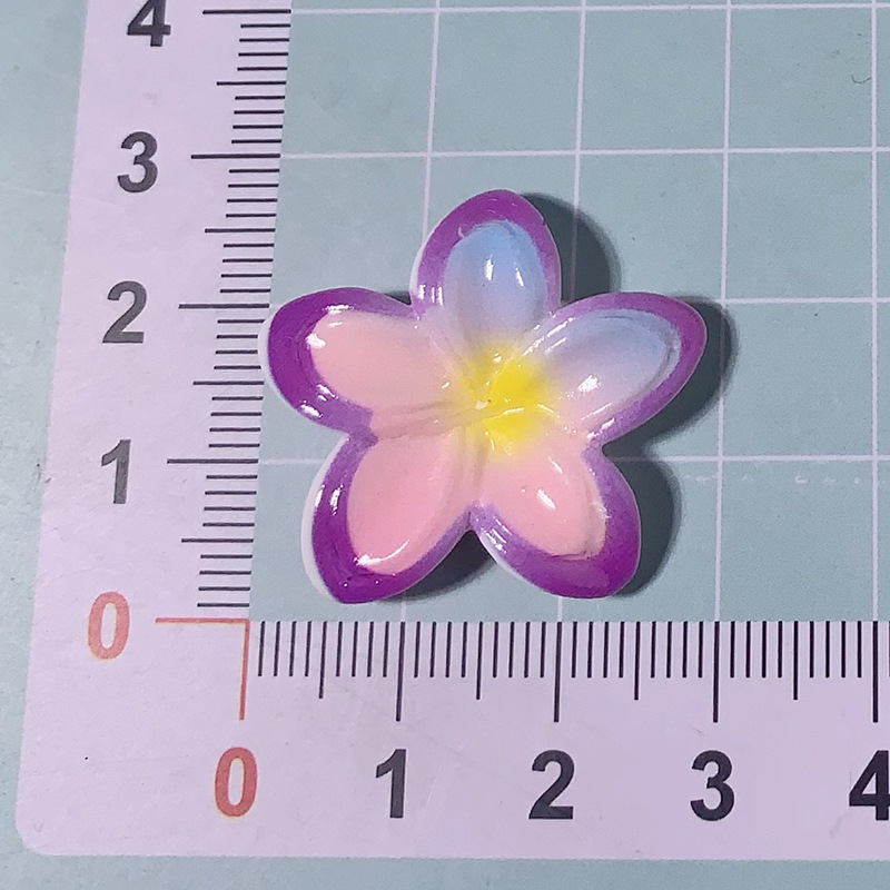 Accesorios de resina de flor brillante resina diy flor de cerezo pegamento crema parche de caso de teléfono móvil toque de cabeza material de parche de clip de pelo