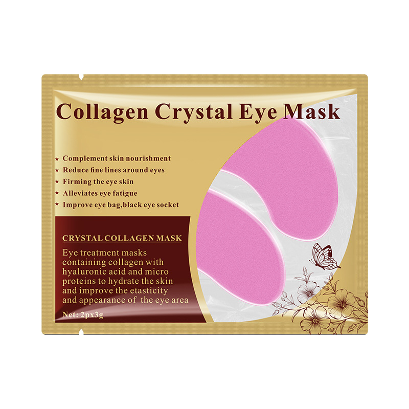 Collagen eye mask pink [only for export sales, prohibited domestic sales, purchase is the default disclaimer and responsibility]]