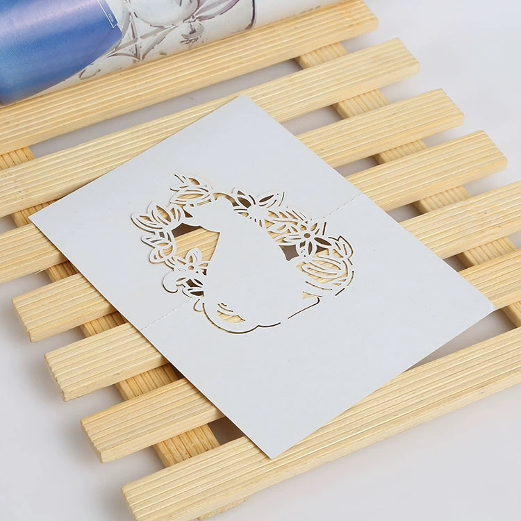 Новая креативная Высококачественная Европейская и американская Свадебная пригласительная открытка Красивая Свадебная пригласительная открытка Полая Свадебная поздравительная открытка с днем рождения