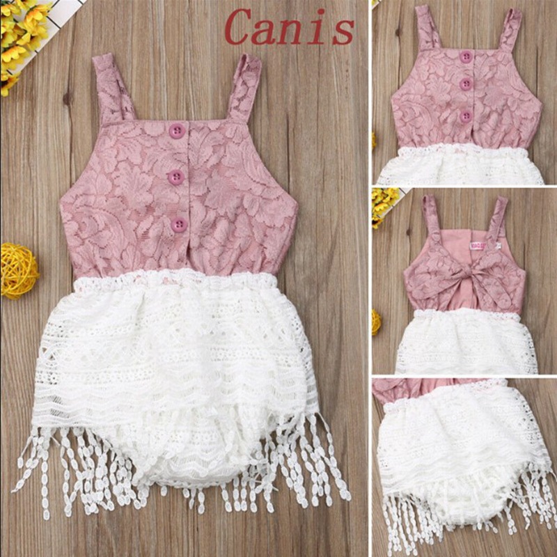 eBay Explosive money pure cotton tassels Romper ins Explosive money Children's clothing Climbing clothes