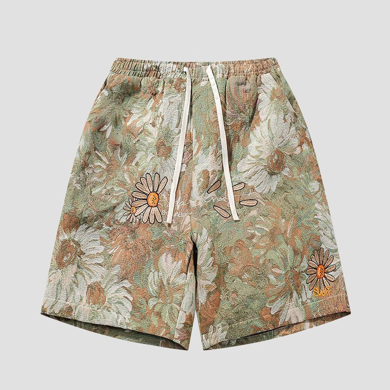 [beach shorts] w166-green / M